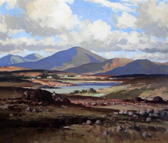 § Maurice Canning Wilks (1911–1984) Glen Lough, County Donegal, 20 x 24in.